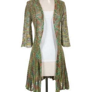 Multicolor Open-Front Cardigan- Size M/L